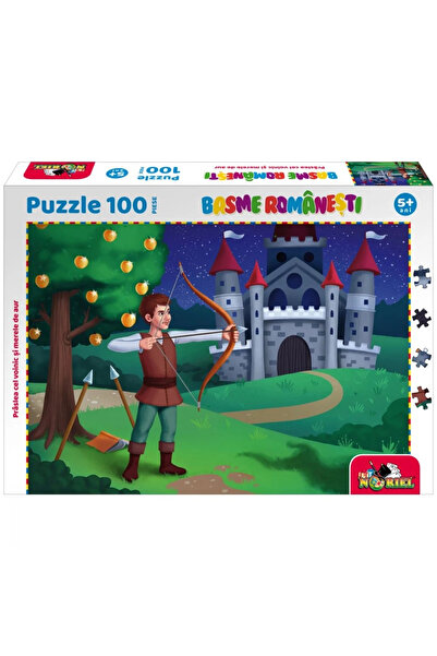 Noriel Puzzle 100 piese, Basme românești, Prăslea cel Puternic și Merele de Aur