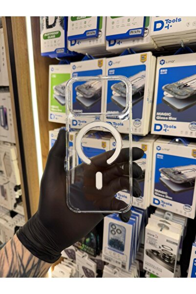 SOYLU MİX İphone 17 Pro Max Magsafe Animasyonlu Magsafe Hızlı Şarj Destekli B...