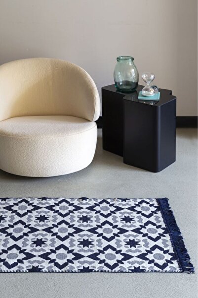 SESLİ TEKSTİL Kilim 80x150 - Lacivert