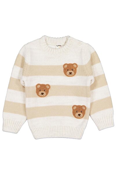 Civil Baby سترة مطرزة بتصميم دمية دب للأطفال من 6-18 شهرًا - إكرو للأطفال من ...