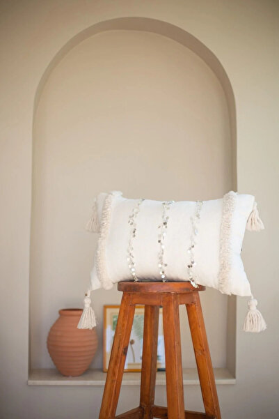 Bohemart Morocco Pillow Punch Handmade Linen Throw Pillow Without Filling Design