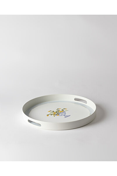 Madame Coco Damien Round Tray - Colorful