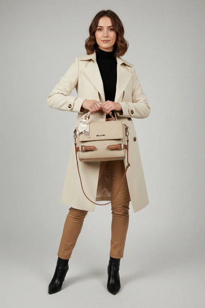 Walkenzo 80719 Women's Hand & Shoulder & Crossbody Bag