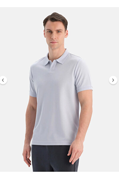 Dagi Ανδρικό, άνετο, μοντάλ, κοντομάνικο μπλουζάκι με λαιμόκοψη πόλο