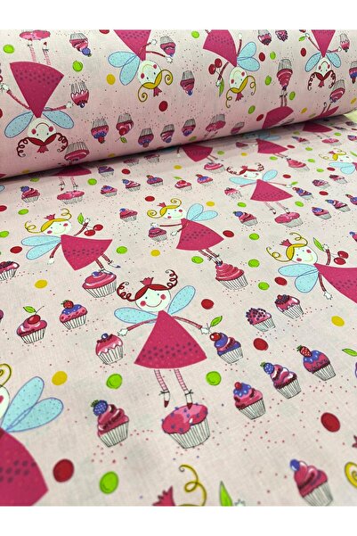 EDA HOME TEKSTİL Desenli Akfil Poplin Kumaş 1 Metre Nevresimlik Yastıklık Çar...