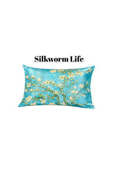 silkwormlife Silkworm Life 100% Silk Pillowcase 50×70 cm |   Van Gogh Almond ...