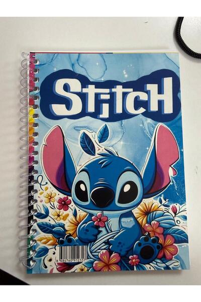 TATLI GÜNLER Stitch Karakter Temalı Not Defteri – Spiral Ciltli Renkli Kapak ...