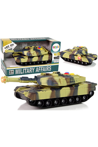 Three top online Tanc militar 1:32 Moro Brown cu lumini sonore