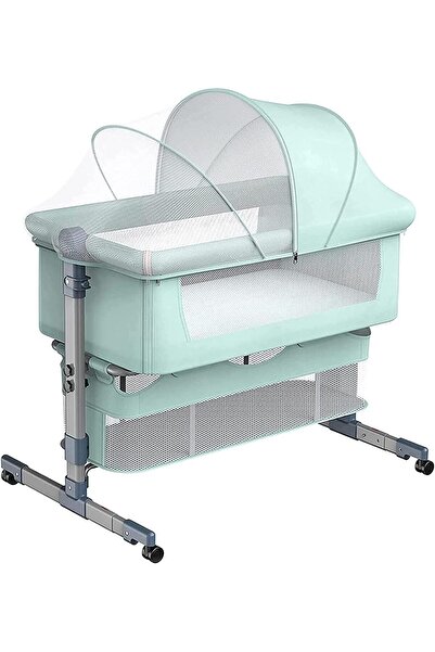 Leno Lino Baby Bed, Foldable Baby Bed Made of Aluminum Alloy