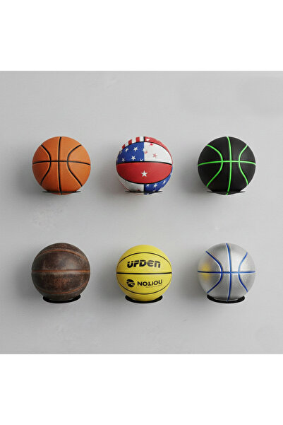 Raffa Metal Duvar Top Tutucu Basketbol Futbol Voleybol Topu Sergileme Standı ...