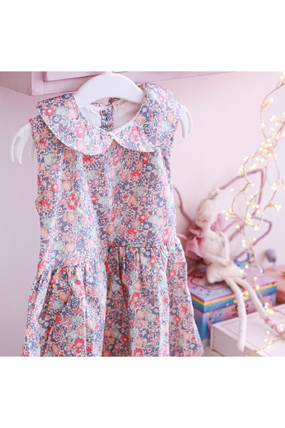 Mini and Kids Mini & Kids Liberty Children's Dress 2-3 Years Michelle Pastel
