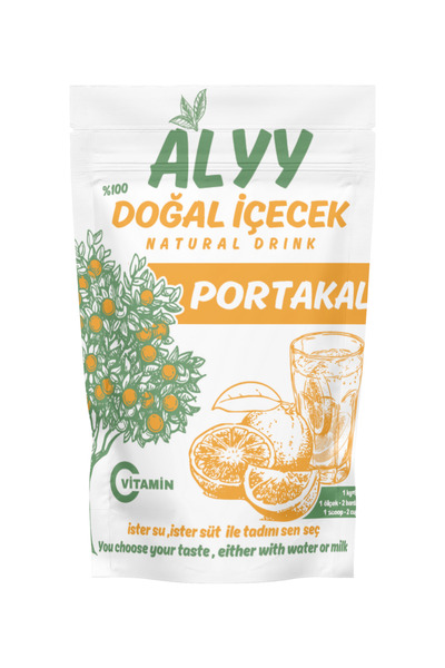 %100 Doğal Portakal Tozu İçecek
