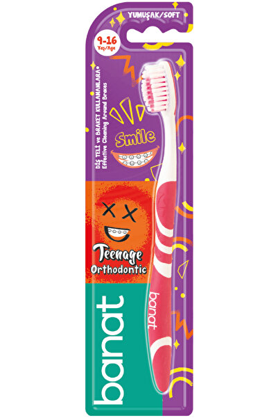 Banat Teenage Ortodontik Diş Fırçası