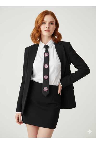 ESRA ŞELEM Stone Model Women's Tie Special Occasion Design Tie Accessory Two ...