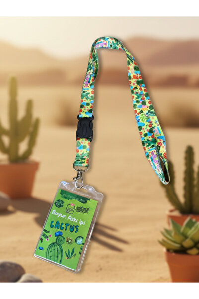 GiFi Cactus Themed Neck Strap Lanyard