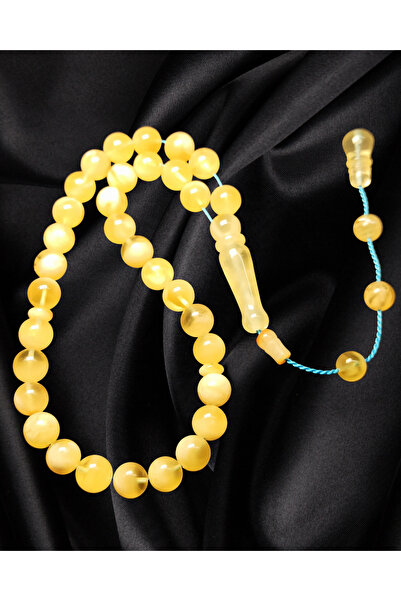 Erbab i Kehribar Half Moon Model High-End Drop Amber Prayer Beads