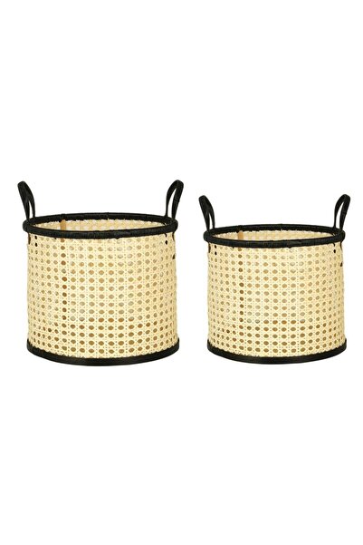 Vitale طقم سلال راتان مزدوجة AK.JJ0040