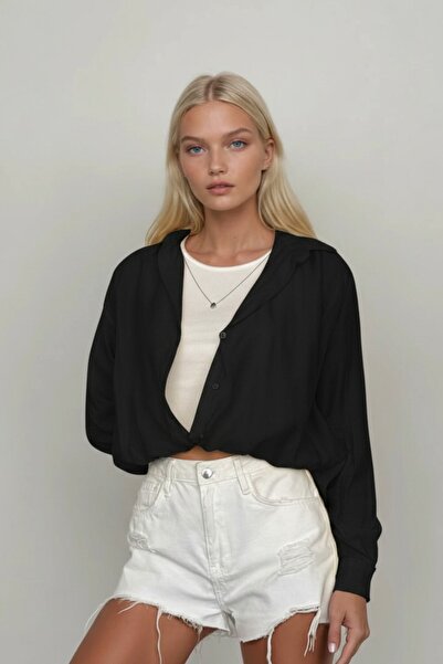 Cistern İstanbul Women's Shirt Blouse Accessory Triple Set