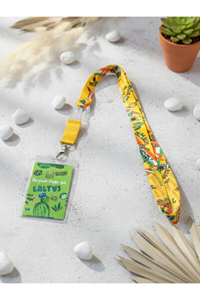 GiFi Cactus Themed Neck Strap Lanyard
