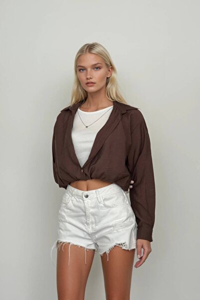 Cistern İstanbul Women's Shirt Blouse Accessory Triple Set