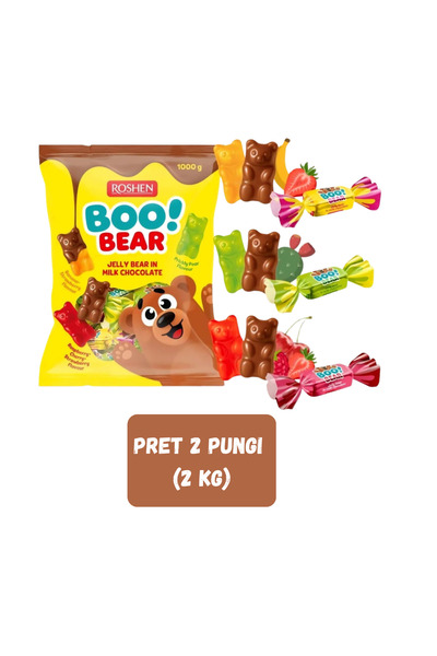 Roshen SET 2 PIECES - Gourmet Boo Bear Gummy Assortment - 1kg