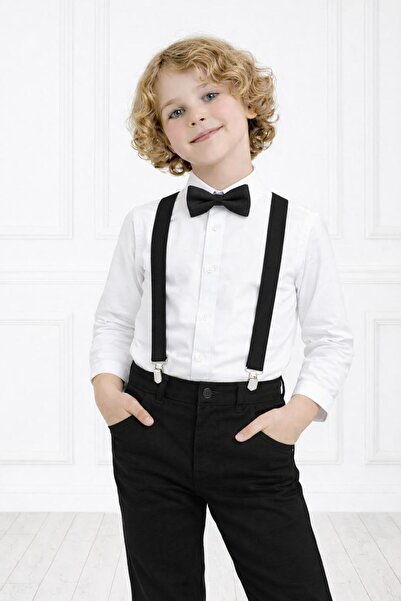 BAGİSTA BUTİK SET CĂMAȘĂ, PANTALONI ȘI PAPION CU DESIGN SPECIAL PENTRU BĂIEȚI