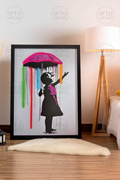 Artavessa لوحة فنية بإطار أسود من قطعة واحدة - ARTPLSTKSYH38