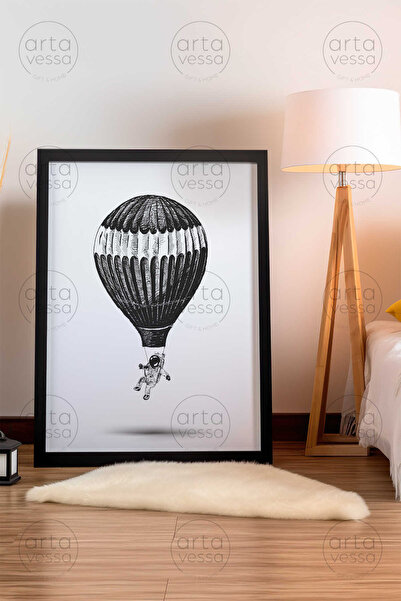 Artavessa لوحة فنية بإطار أسود من قطعة واحدة - ARTPLSTKSYH20