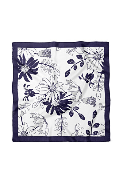 Sultan İpek Floral Patterned Scarf / Bandana 50X50Cm