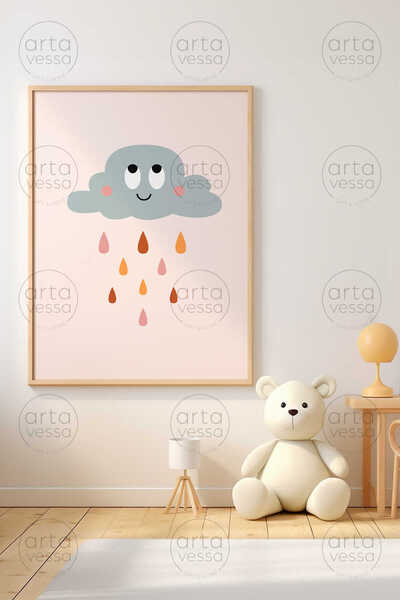 Artavessa One Piece Raw Color Real Wood Framed Painting - Teknrsymdf-50