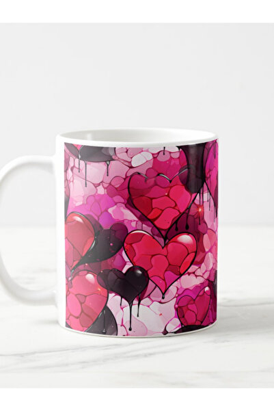 IŞILAY PROMOSYON Elegant Mug Cup for Valentine's Day