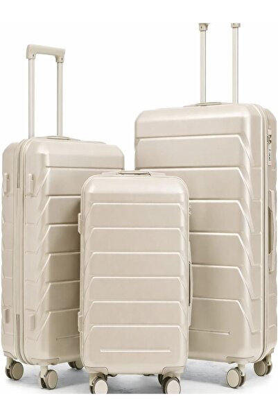 OEM Set of 3 durable polypropylene trolleys with 360 degree double wheels 75-...