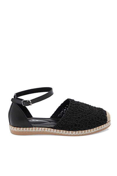 Tergan Siyah Tekstil Kadın Sandalet - K25Y1SN67862-I46