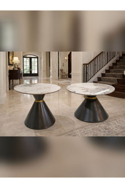 unbranded ROUND SHAPE COFFEE TABLE SET OF 2 PCS