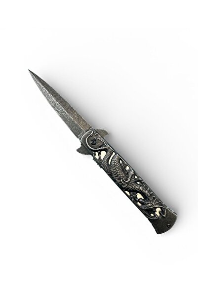 VAS.QUE Siyah Dragon Çelik Çakı
