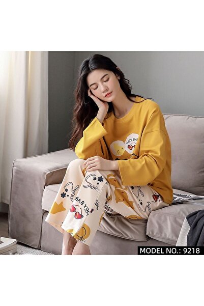 LaFont Elegant long-sleeved cotton pajama set