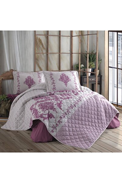 Pucioasa Quilted duvet set + 2 pillowcases, 100% cotton, Anka