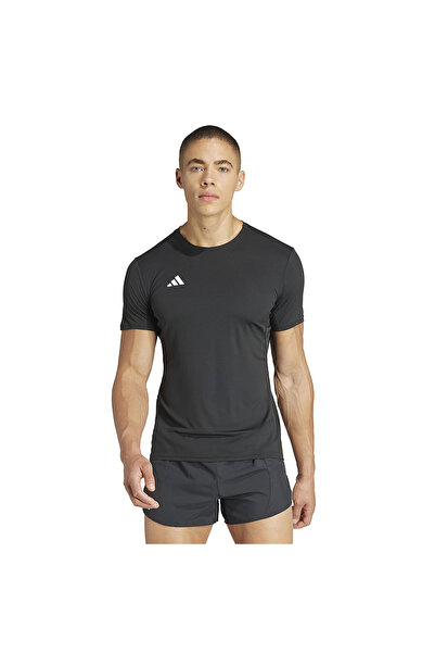 adidas Adizero Essentials Men's Black Round Neck T-Shirt