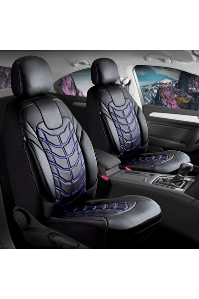 ACKSTORE غطاء مقعد سيارة من الجلد متوافق مع أوبل كورسا بي، طقم أمامي/خلفي، سل...