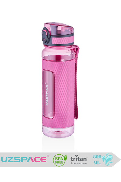 Uzspace SİLİKON GÖVDE TRITAN SU MATARASI - 800 ML.