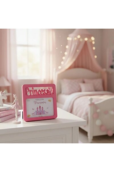 Hediye Vakti Ειδική κορνίζα φωτογραφιών για παιδιά με σχέδιο Πρίγκιπας και Πρ...