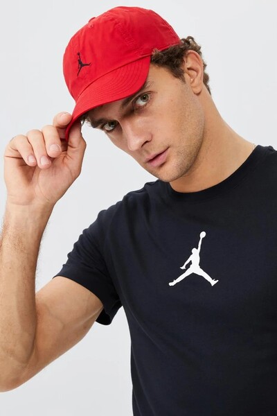 Nike Ανδρικό μπλουζάκι Air Jordan NBA Jumpman Crew με γραφικό σχέδιο, μαύρο