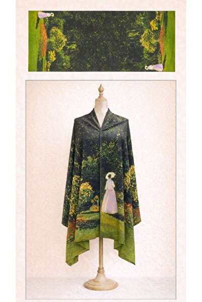 awix Luxurious Cashmere Tablecloth Pattern Soft Stylish Shawl Suitable for Co...