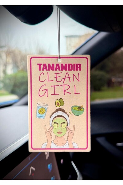 Duftpalm TAMAMDIR CLEAN GIRL TASARIMLI ARAÇ KOKUSU VE OTO AKSESUARI