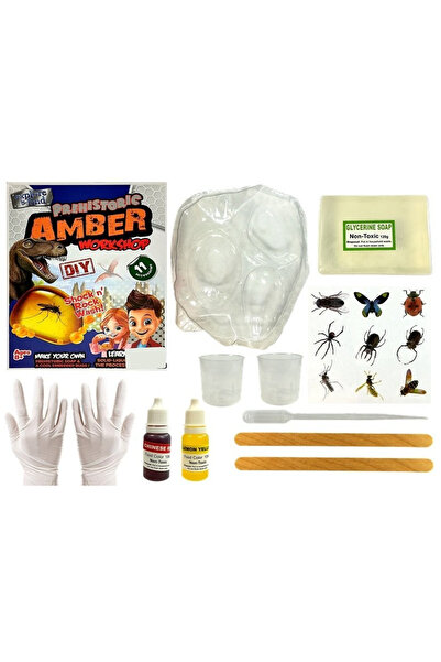 Three top online Праисторически творчески комплект Създайте кехлибарени насекоми