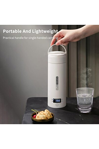 Store Electric Kettle, 500ml Portable Temperature Adjustment and Auto Shut-Of...