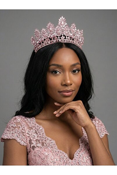 Magic Tiara Işıltılı Kına ve Nişan Tacı – Kraliçe Zarafeti