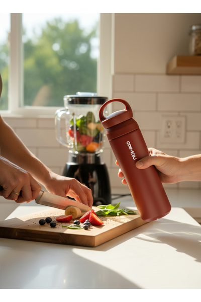 Nohiko ترمس نوماد من الفولاذ المفلتر سعة 500 مل - مفرغ من الهواء |   مانع للتسرب