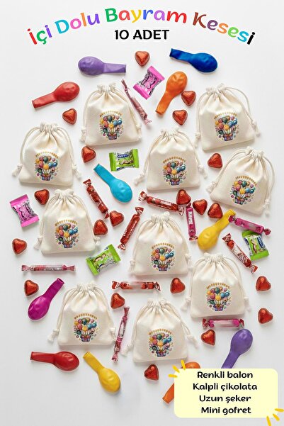 Bagg İçi Dolu Mini Bayram Kesesi 8x9cm (10ADET)