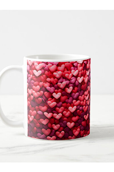 IŞILAY PROMOSYON كوب ذو طابع الحب والسعادة